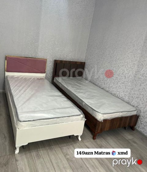 Tək nəfərlik çarpayı dəstləri və matras - Ölçü: tək nəfərlik (təxmini
