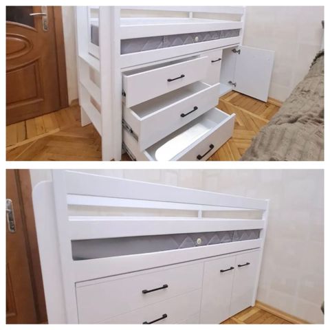 Milana çarpayı 180 × 90 sm, şam ağacı