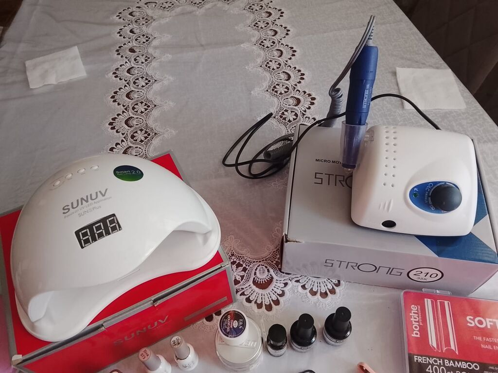 Manikür və gel-lak üçün tam peşəkar dəst Tərkib: - SUNUV SUN9 Plus — Gözəllik və sağlamlıq, Masazır (3)