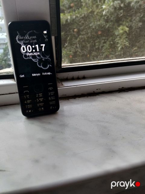 Nokia 6300 4G, < 2 GB Memory Capacity, rəng - Boz, İki sim kartlı — Bakı