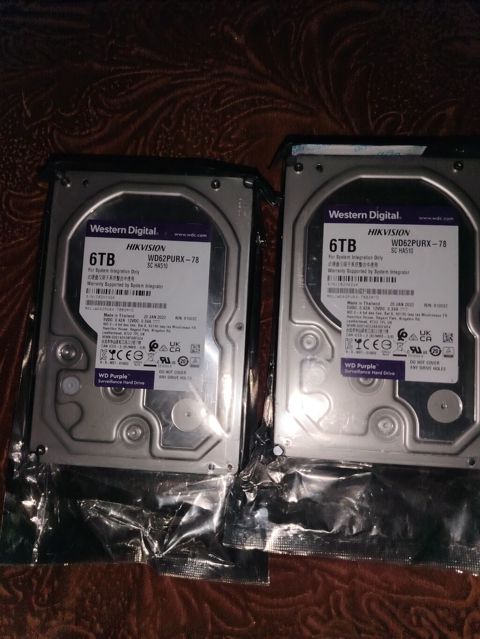 Western Digital WD Purple 6TB sərt disk (WD62PURX-78)