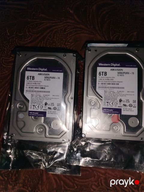 Western Digital WD Purple 6TB sərt disk (WD62PURX-78)