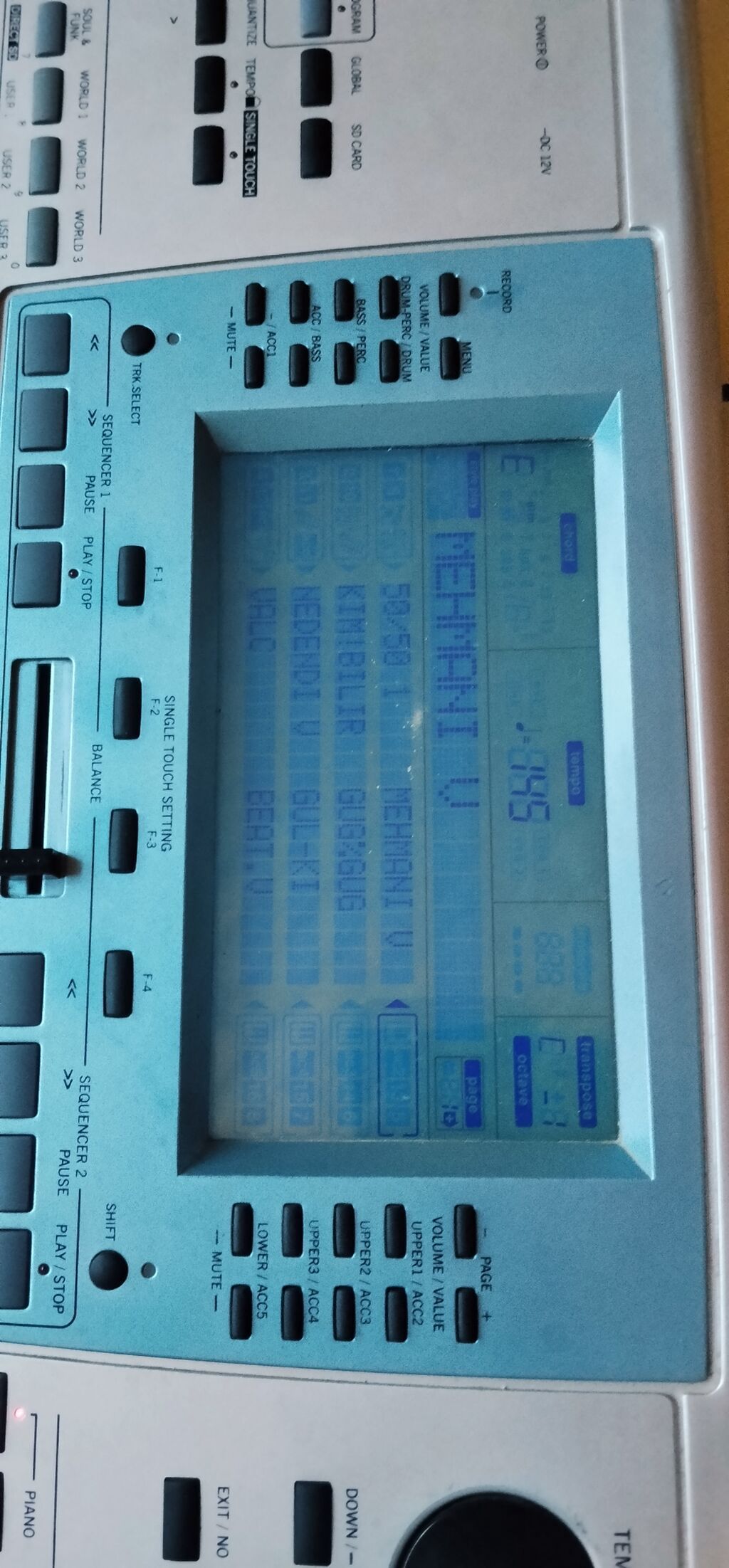 Sintezator, Korg, İşlənmiş, Ünvandan götürmə — Musiqiə alətləri, Liman (5)