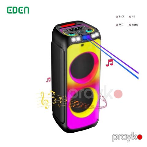 EDEN ED-1232 Karaoke Səs Sistemi – 2 Mikrofon, 140W – İcarə 🔊 EDEN