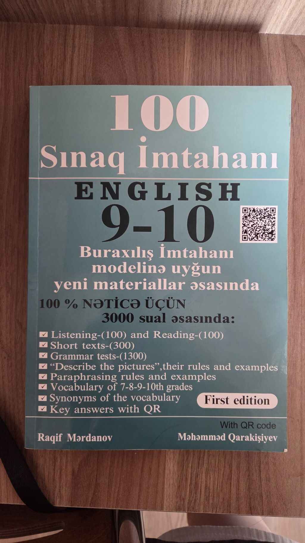 Məhsul: “100 Sınaq İmtahanı – English 9-10” (First edition) Təsvir: -