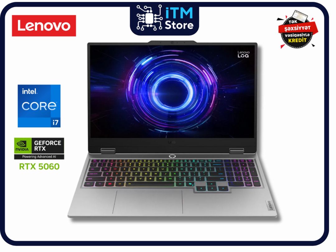 Lenovo LOQ 15IRX10 83JE00SBRK — Elektronika, Bakı