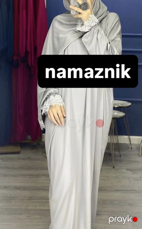 Namaznik – rahat və örtücü ibadət geyimi. - Model: başdan ayağa tam