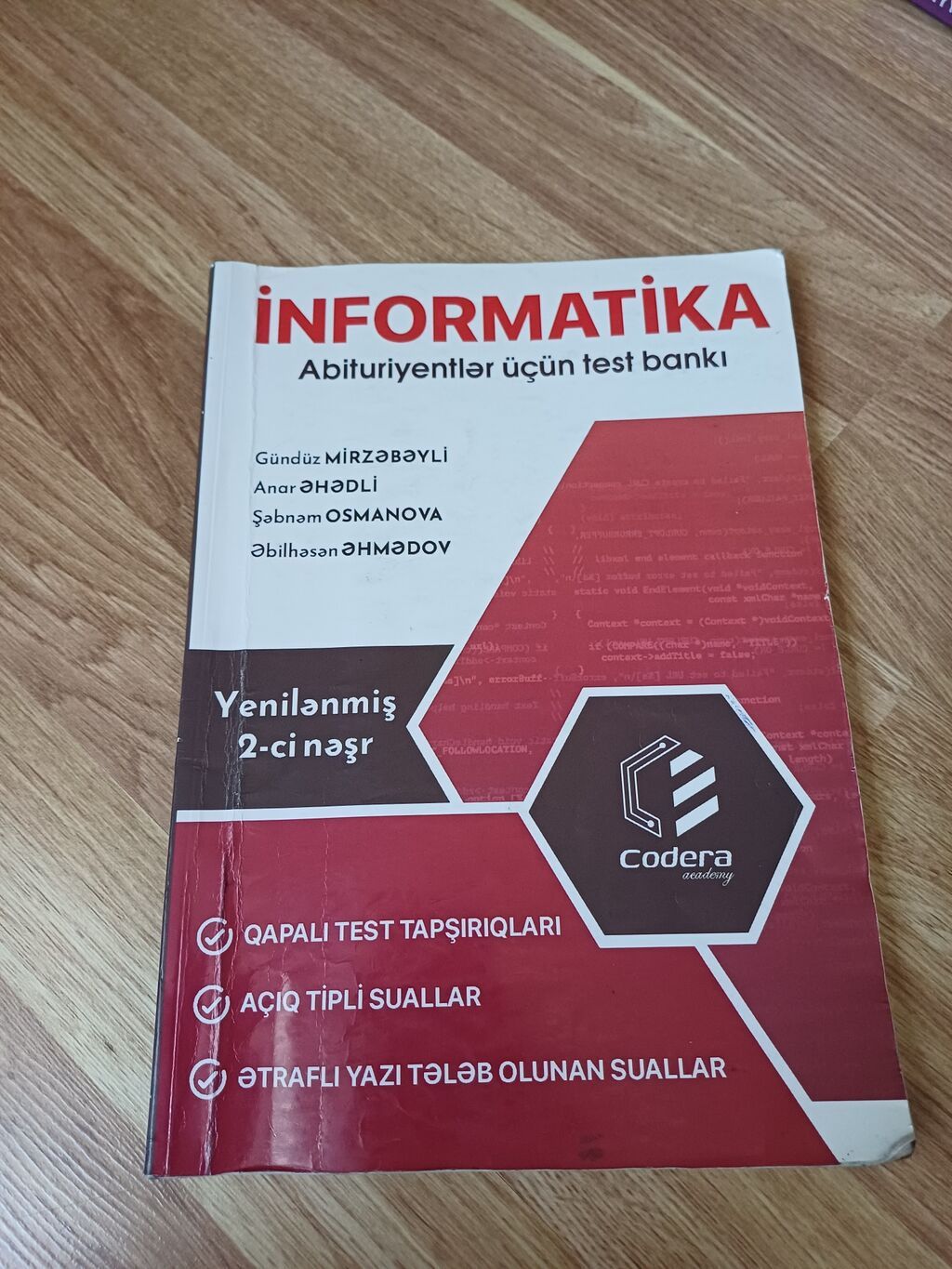Abituriyentlər üçün hazırlıq dəstəsi – müxtəlif fənlər üzrə test və — Kitablar və jurnallar, Bakı