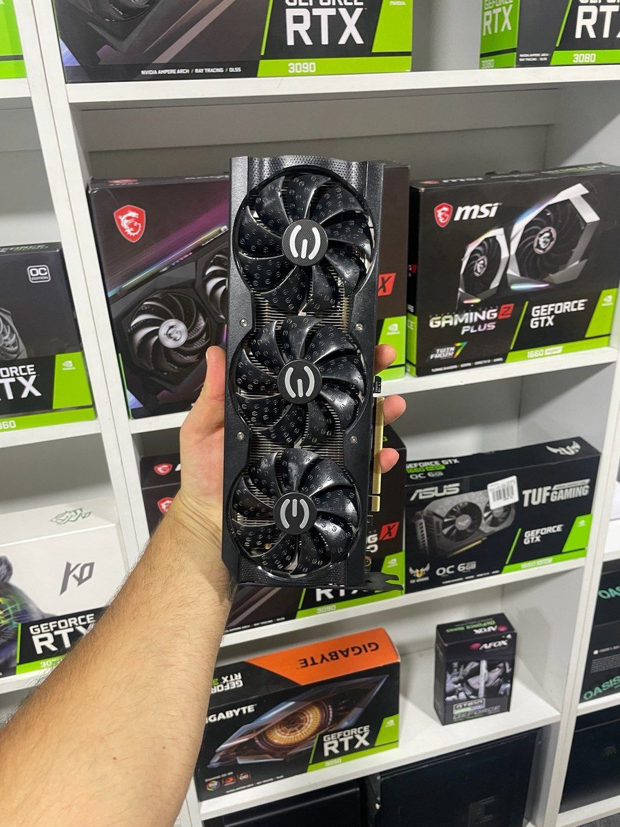 Video kart Evga RTX 3060 ti 8GB — Elektronika, Bakı