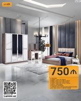 Yataq Dəsti – Kod: 5941 Komplektə daxildir: - Çarpayı: 1 ədəd, 160 x — Mebel