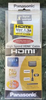 Panasonic HDMI Kabeli — 1,5 m Satılır: Panasonic RP-CDHG15E-K — Ağakərim