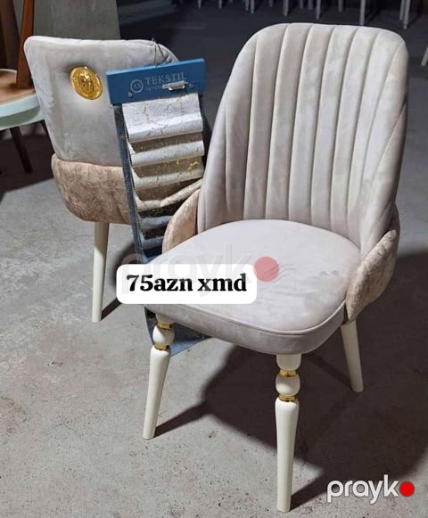 Mətbəx/Qonaq otağı üçün yumşaq oturacaqlı kreslo-stul. Xüsusiyyətlər