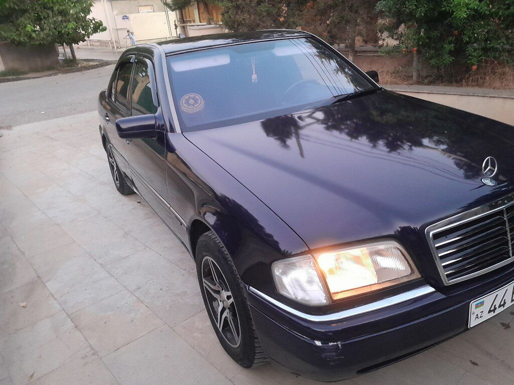 Mercedes C 180, 1.8 L, 1996 il, 383 000 km — Avtomobillər, Bakı (5)
