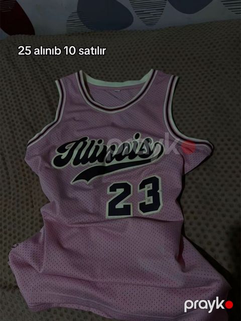 Basketbol maykası - Illinois 23 - Açıq çəhrayı — Bakı