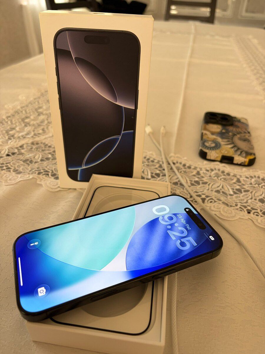 Apple iPhone 16 Pro Black Titanium 256GB/8GB — Smartfonlar, Bakı (8)