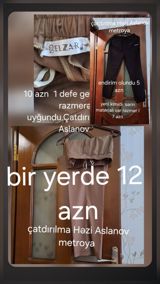 Şalvar, L, rəng - Qara — Xanım