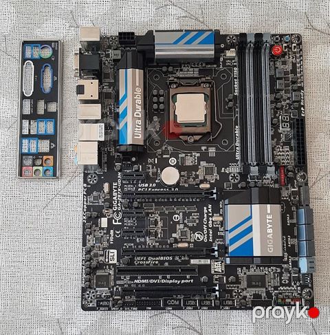 Bundle satılır - 165 AZN Ana plata : Gigabyte Z87X-UD3H CPU — Bakı