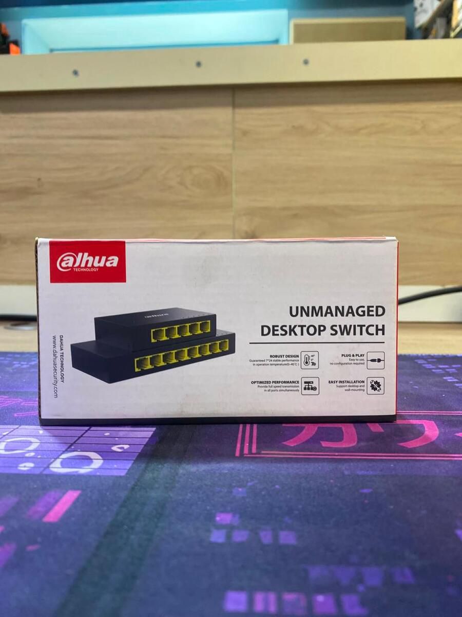 Şəbəkə paylayıcısı Dahua Unmanaged Desktop Switch — Şəbəkə və server avadanlığı, Bakı