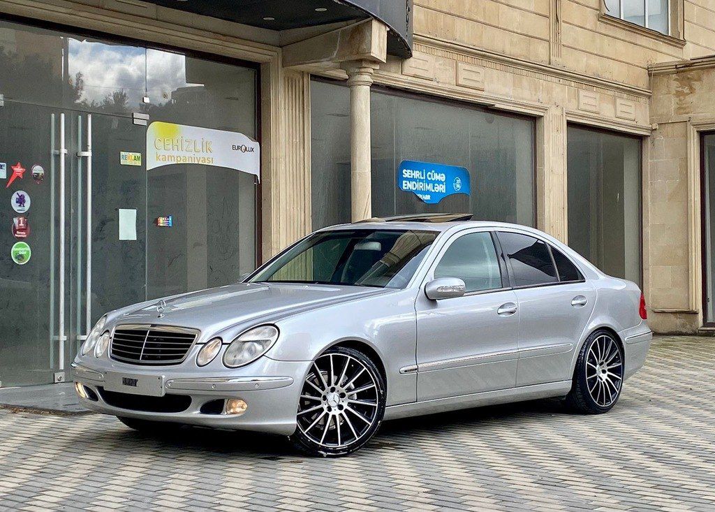 Mercedes E 270, 2.7 L, 2002 il, 313 000 km — Avtomobillər, Bakı (4)
