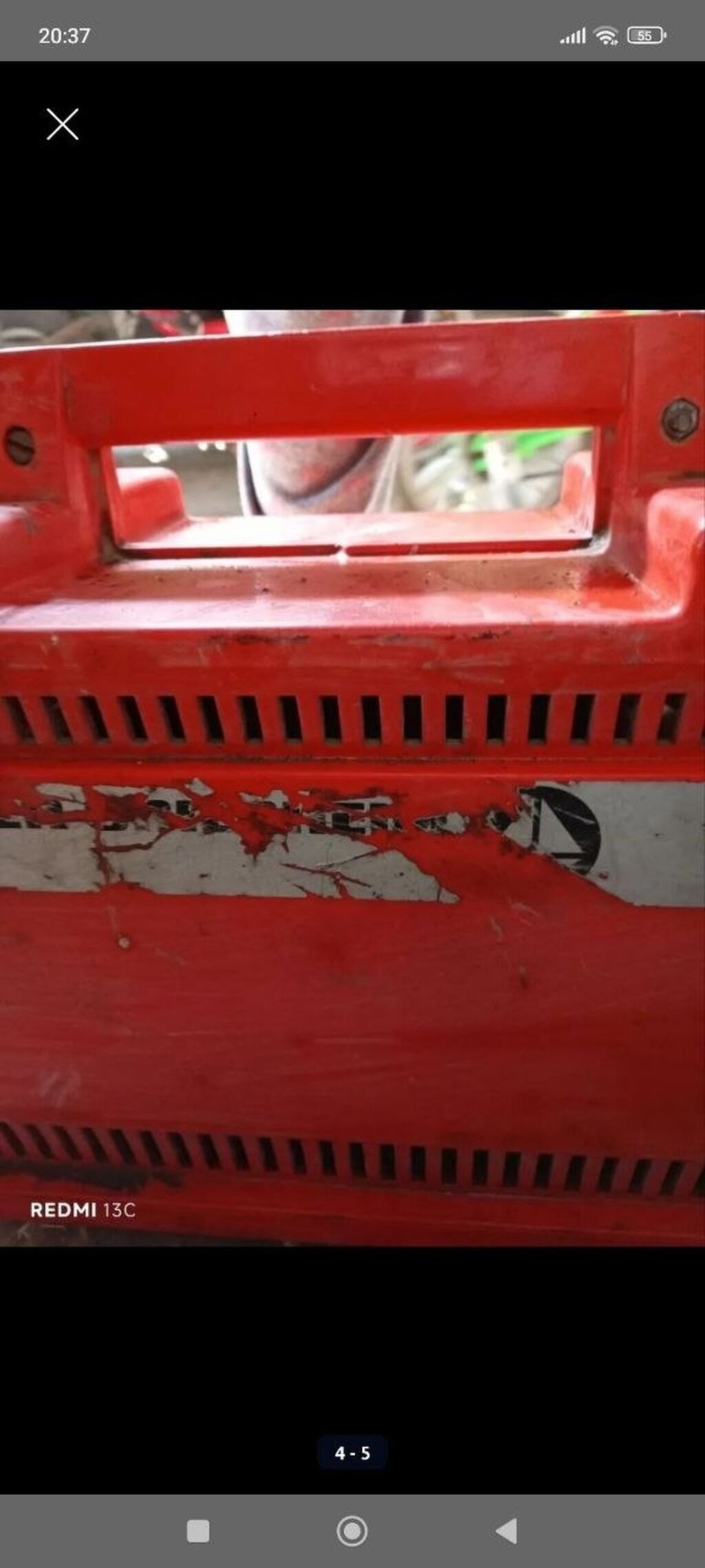 Qaynaq aparatı (transformator tipli), portativ korpusda, qırmızı metal — Alətlər, Bakı (3)