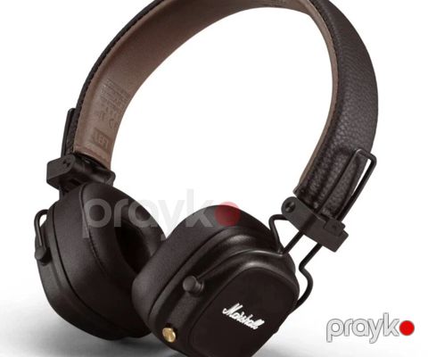 İşlənmiş Simsiz (Bluetooth) Qulaqcıqlar, Marshall, rəng - Qəhvəyi