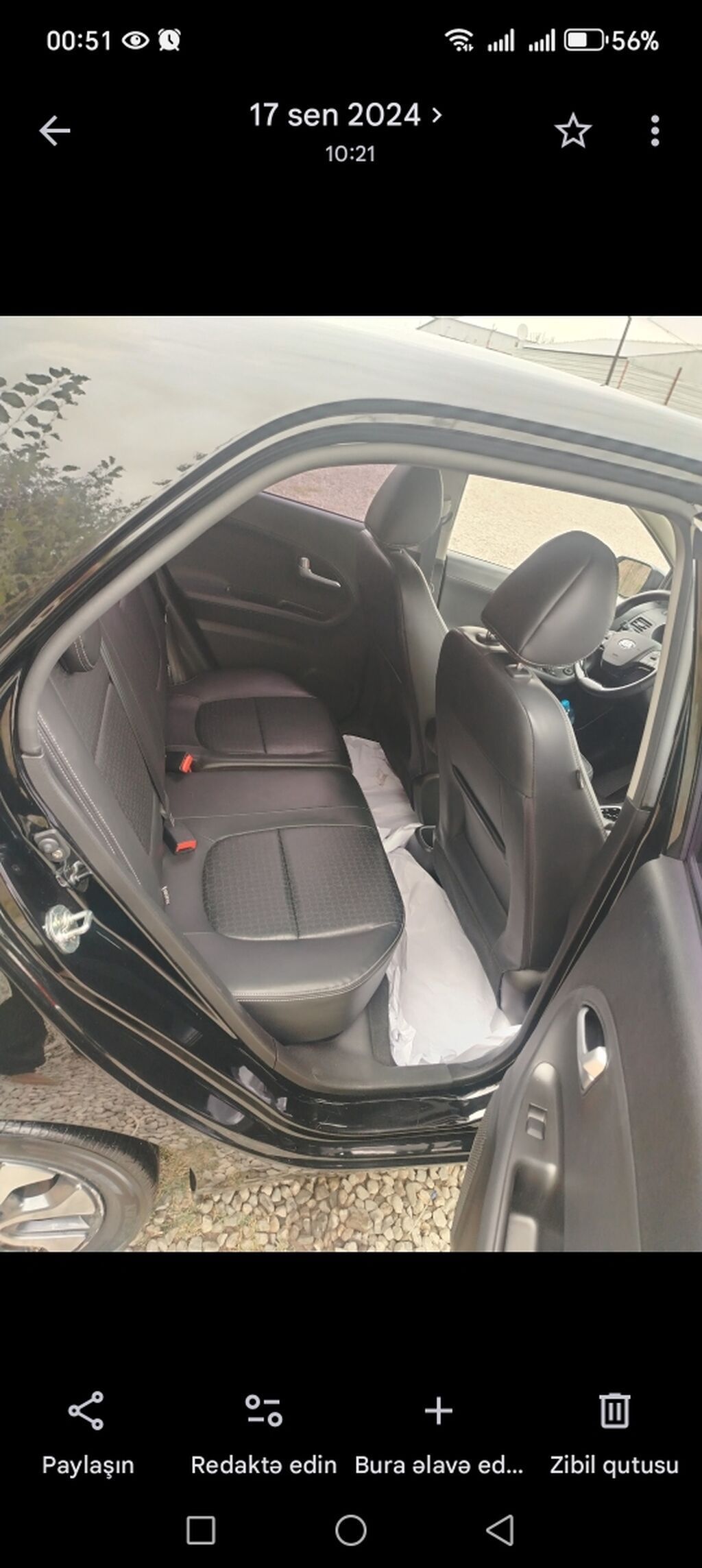 Kia Picanto, qara rəngli, 5 qapılı hetçbek. Texniki xüsusiyyətlər və — Avto, Bakı (4)