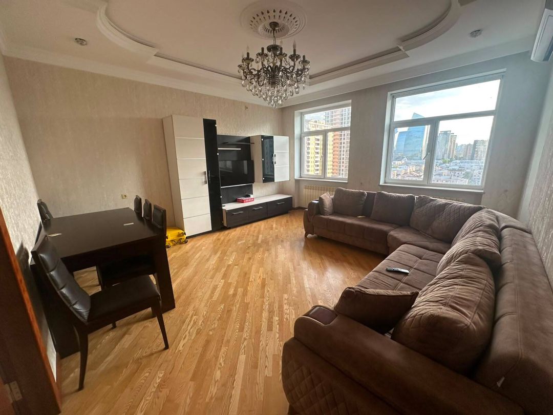 İcarəyə verilir 2 otaqlı yeni tikili 90 m² — Mənzil, Bakı (2)