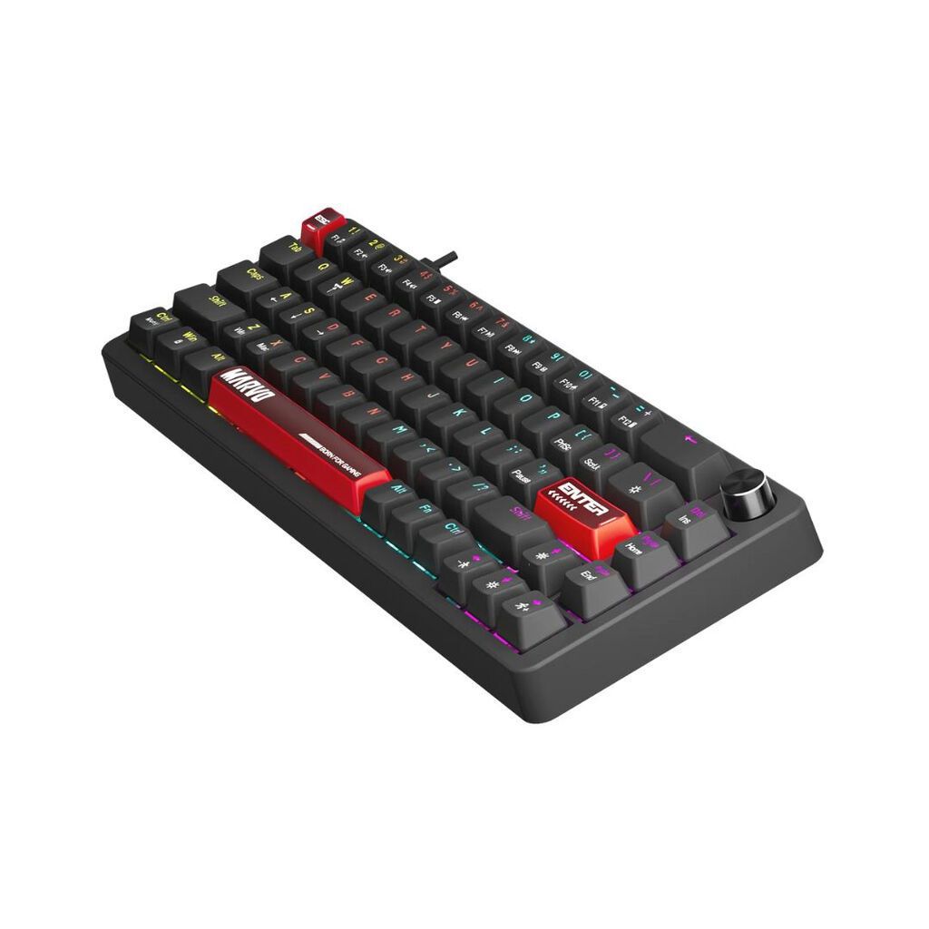 Mexaniki Klaviatura – Marvo Arma 67 TNT Peach (KG935) - Tip: 65% — Elektronika, Bakı (2)