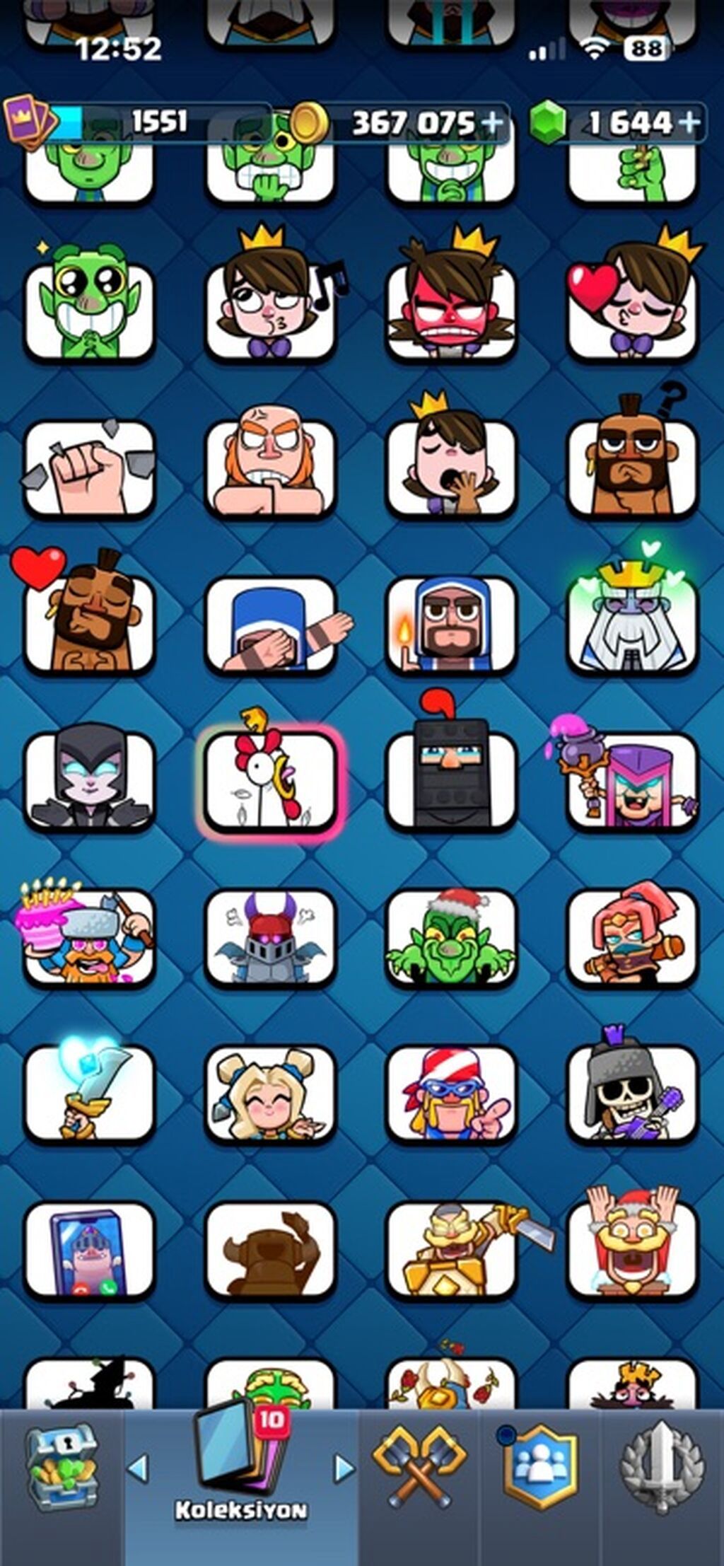 Clash Royale hesabı – güclü resurs və kolleksiya - Kasa: 367 075 — Mallar, Digah (2)
