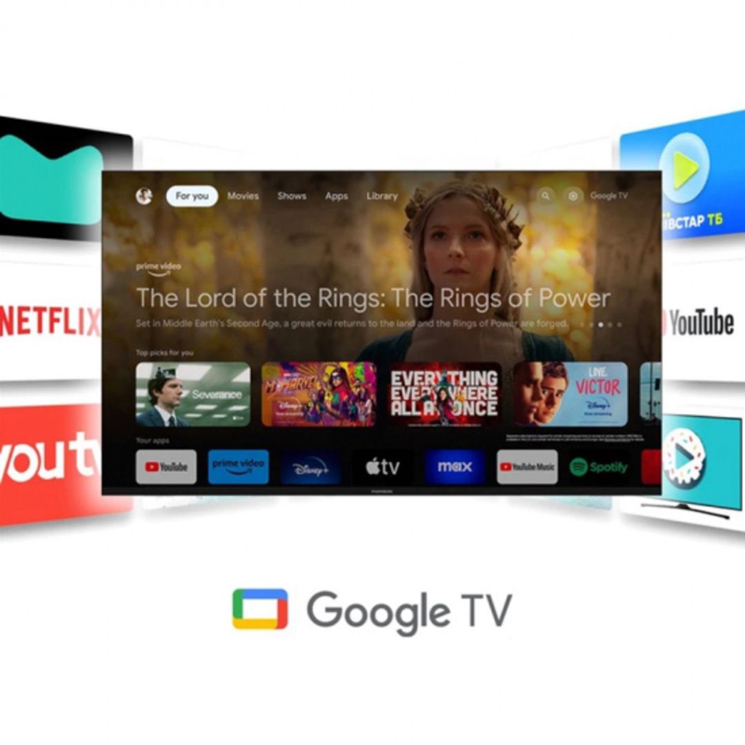 Televizor 65" Thomson QLED Pro 4K 144Hz Smart Google TV Black — Elektronika, Bakı