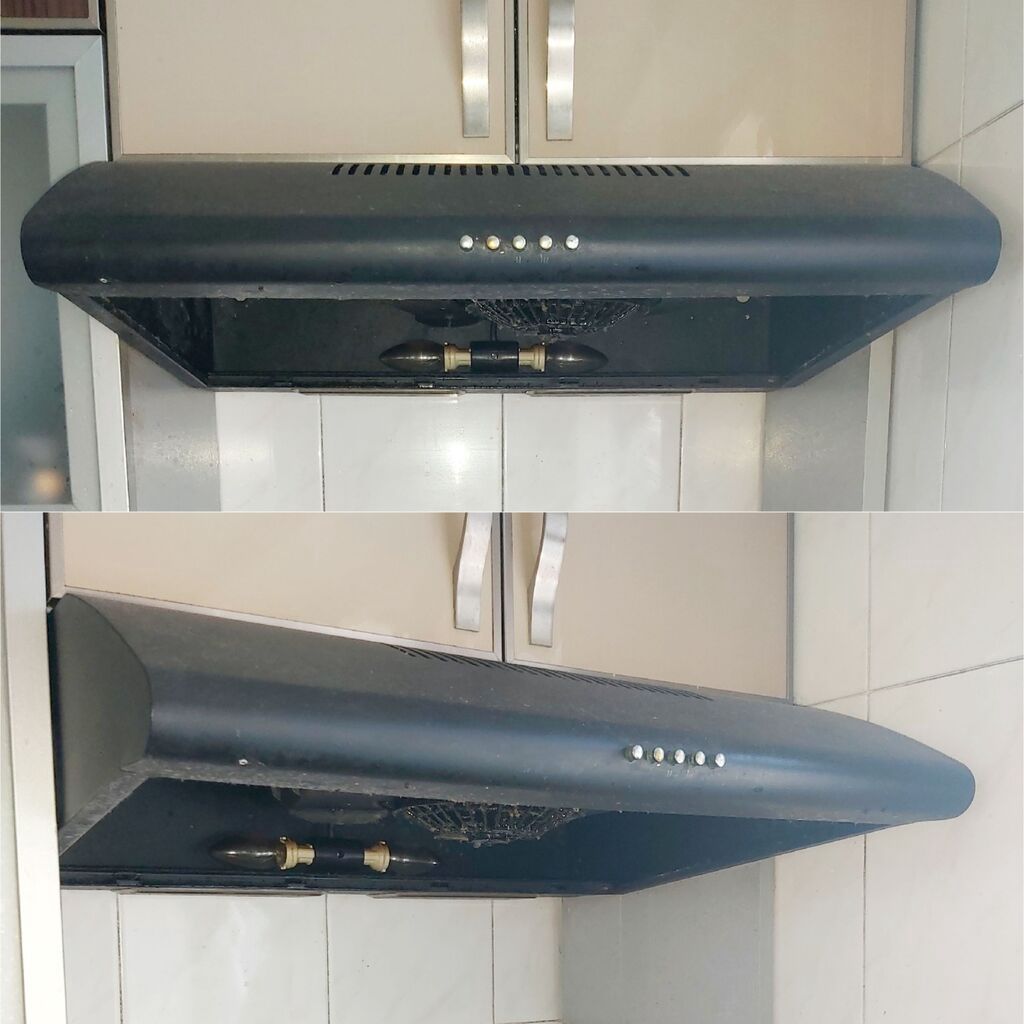 Mətbəx üçün aspirator amma setkasi yoxtu - Rəng: qara - Korpus: metal