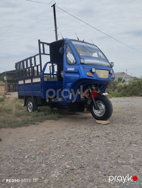 Yükdaşıma üçün üçtəkərli moto-transport - Güclü benzin mühərriyi