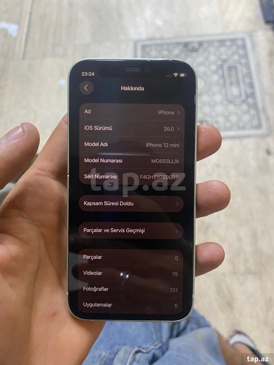 Apple iPhone 12 Mini Red 128GB/4GB — Telefonlar və qadjetlər, Bakı (3)
