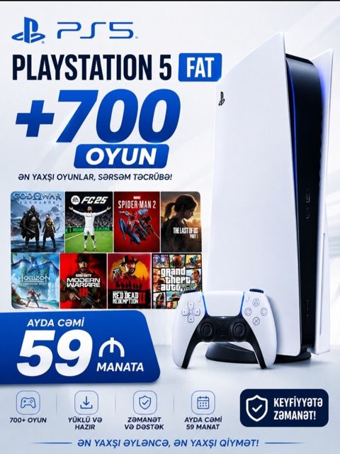 PlayStation 5 FAT 825GB — Gaming consoles
