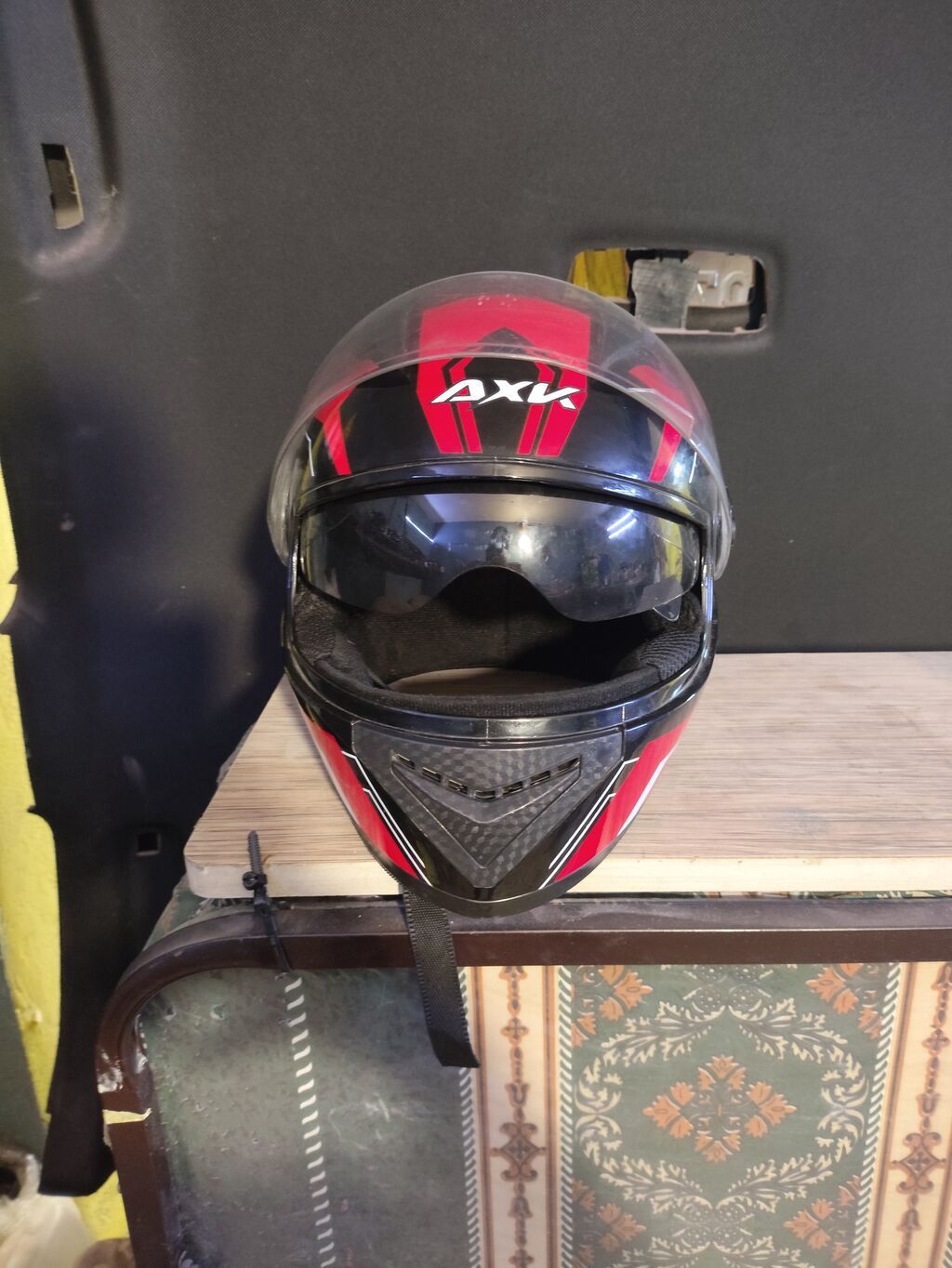 Motosiklet dəbilqəsi – tam üzlük (full-face) model Brend: Axx — Avto, Bakı (2)