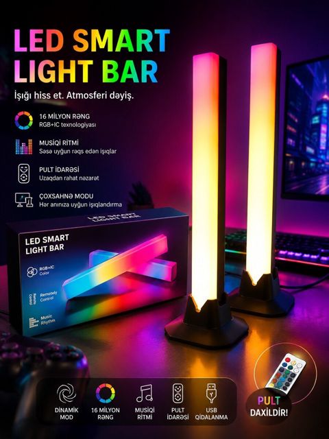 Dekor RGB LED lampalar