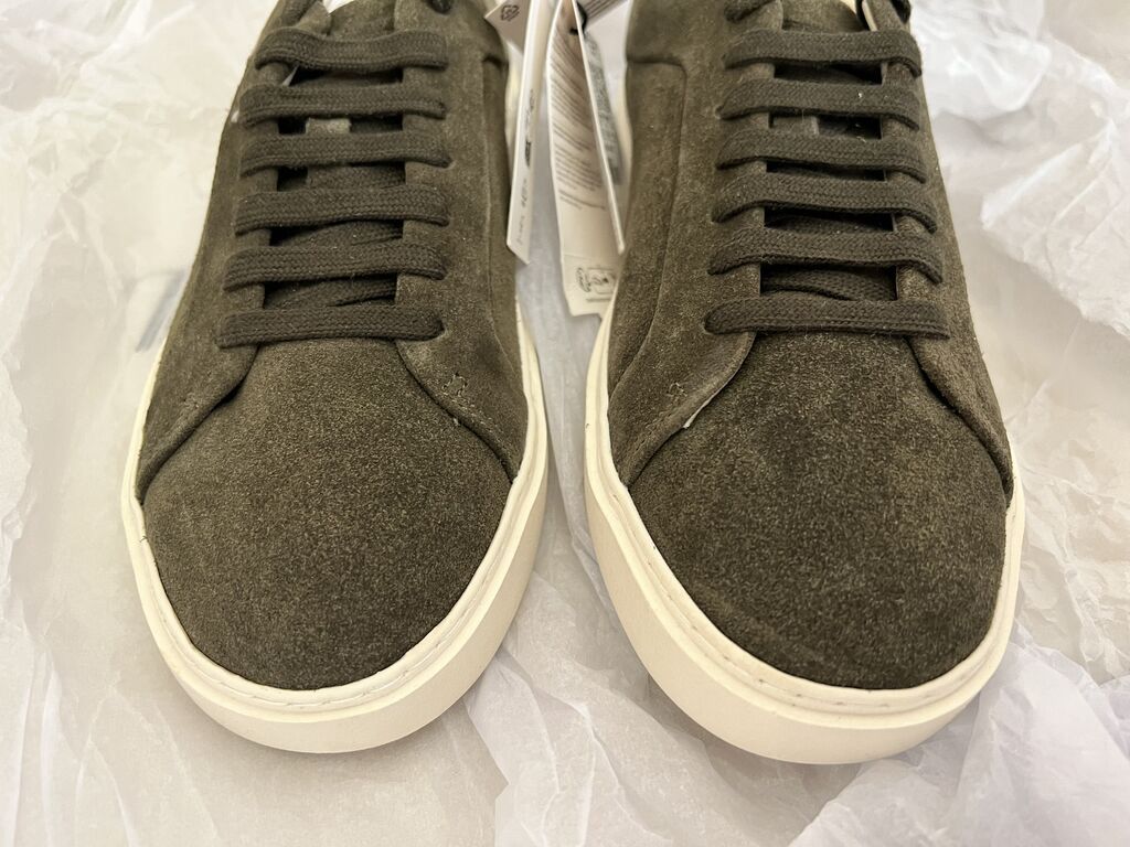 Zara KHAKI GREEN Leather Trainers 41 SİZE — Ayaqqabılar, Bakı (3)