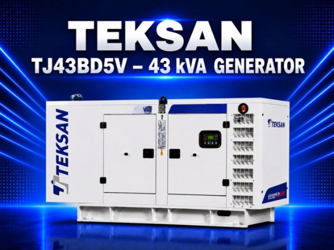 TEKSAN TJ43BD5V – 43 kVA Dizel Generator — Mallar, Bakı