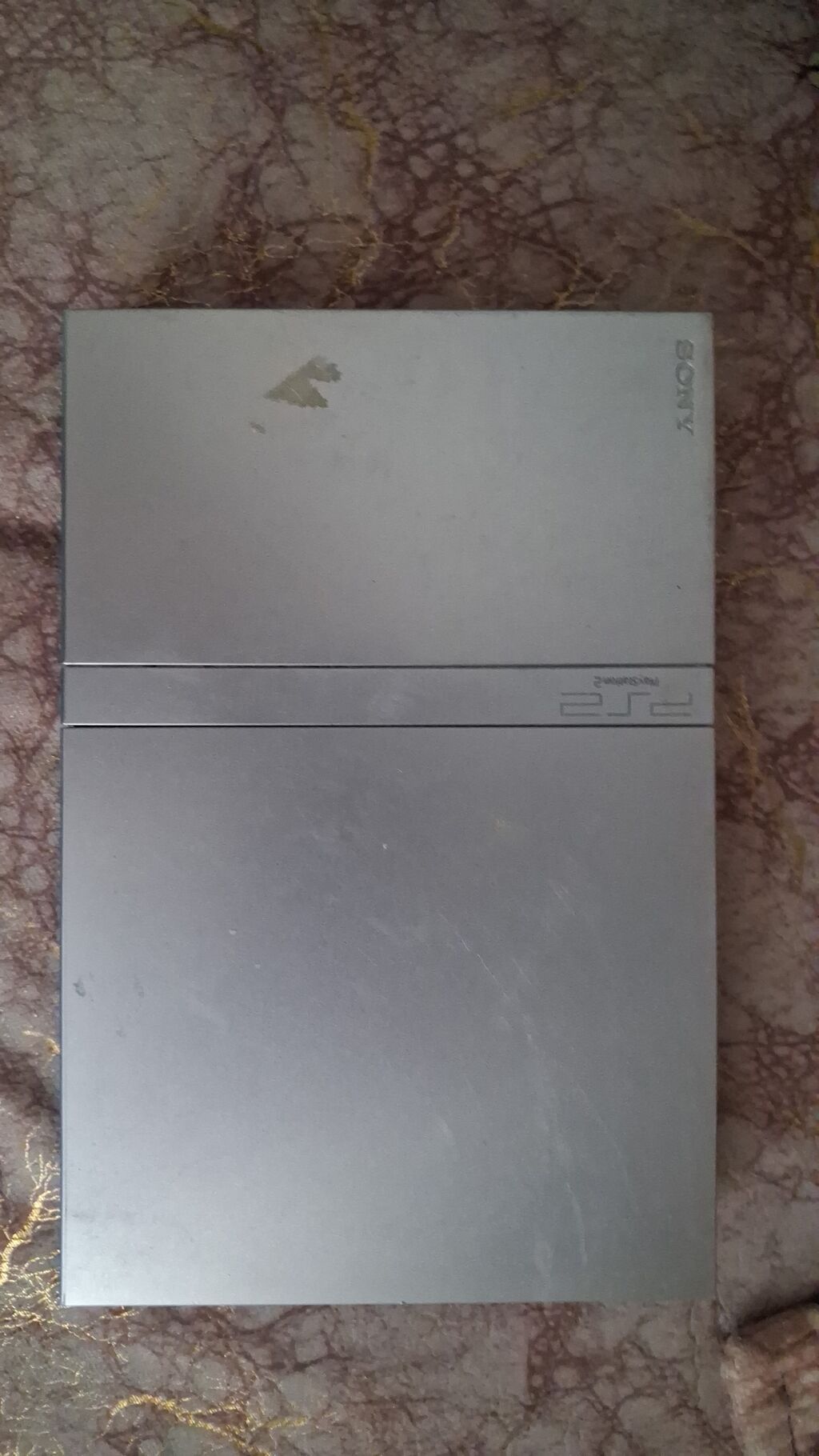 Sony PlayStation 2 Slim (gümüş rəng) Komplekt: - PS2 Slim konsolu — Elektronika, Bərdə (4)