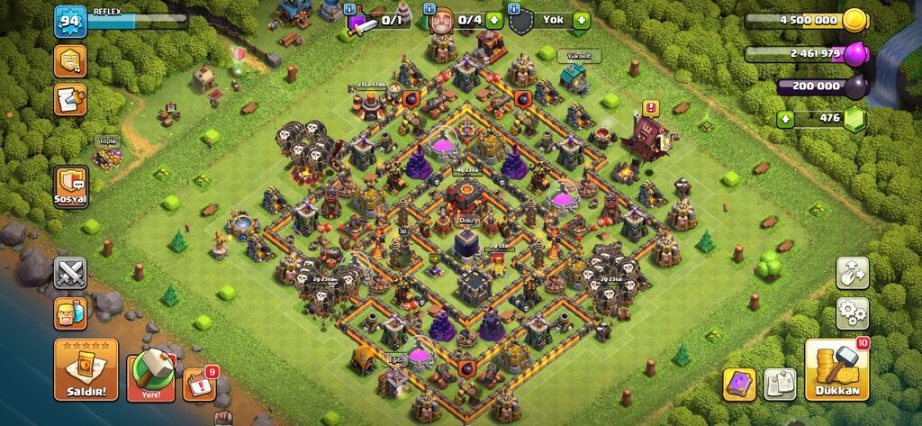 Su qiymetine 2 clash of clans hesabi satiram.Gorus yolu ilede satilir — Alətlər, Saray (2)