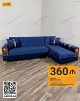 Məhsul: Künc divan (Kod: 2239) - Ölçülər: 260 × 160 sm - Mexanizm — Furniture