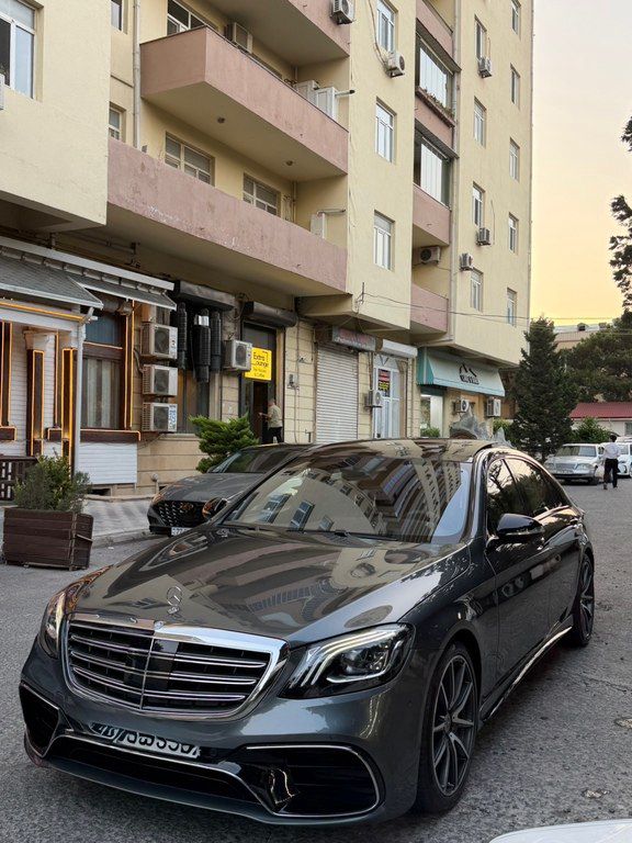 Mercedes S 450, 3.0 L, 2018 il, 175 000 km — Avtomobillər, Bakı (2)