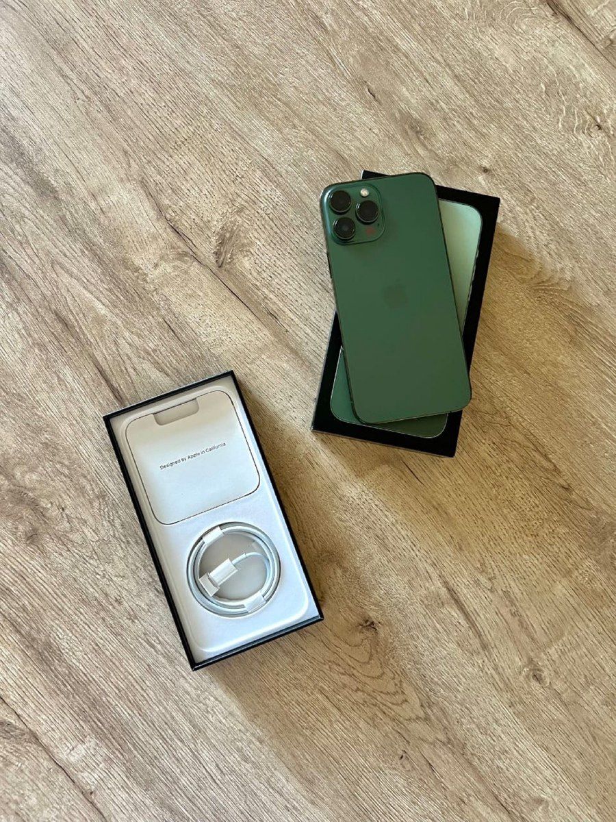 Apple iPhone 13 Pro Max Alpine Green 128GB/6GB — Smartfonlar, Bakı (2)