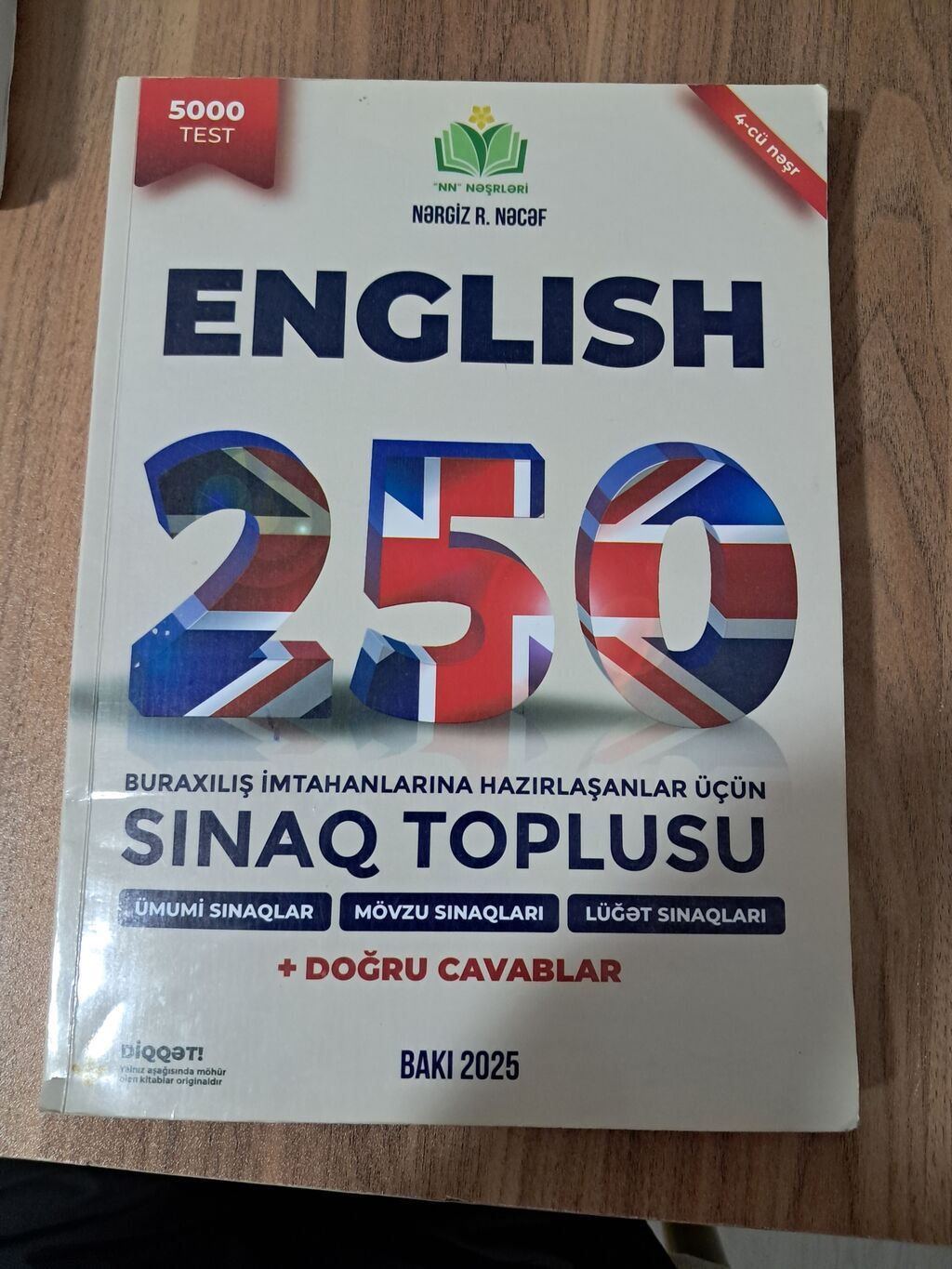 Məhsul: “English 250 – Buraxılış imtahanlarına hazırlananlar üçün — Kitablar və jurnallar, Tovuz