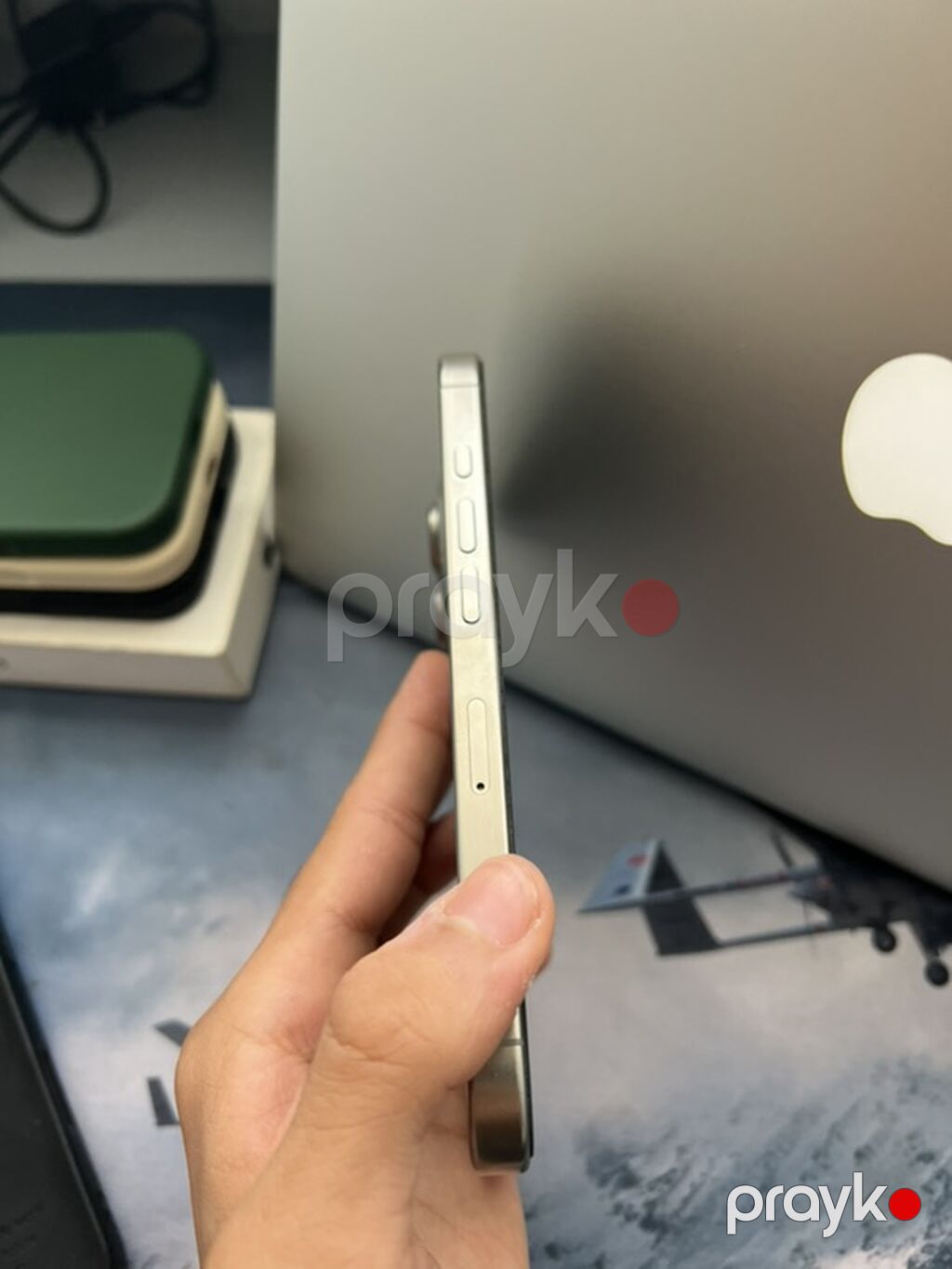 IPhone 15 Pro, Gümüşü, Face ID — Apple iPhone, Bakı (3)