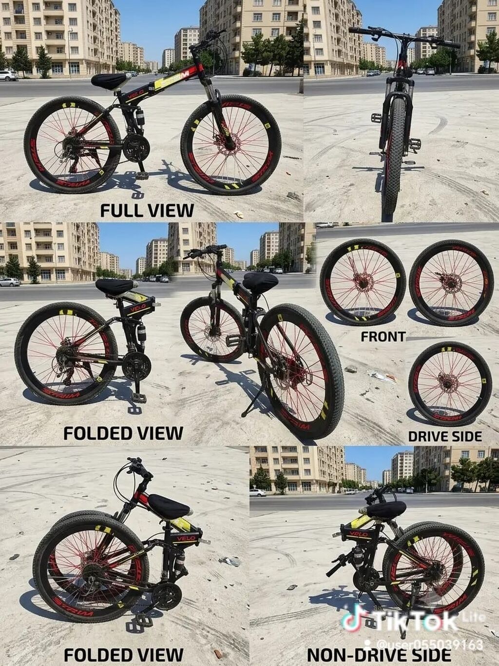 Qatlanan dağ velosipedi – STRIM VELO Xüsusiyyətlər: - Qatlana bilən — Dağ velosipedləri, Digah (4)