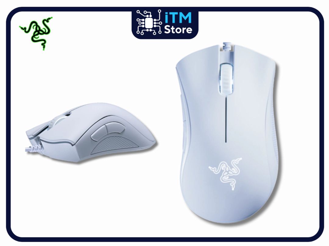 Razer DeathAdder Essential White Gaming Mouse — Elektronika, Bakı