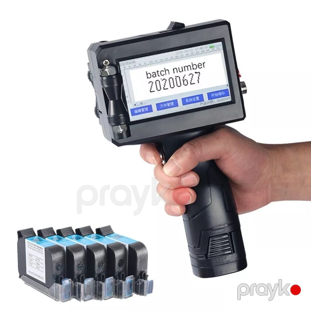 Əl tipli portativ TIJ inkjet markalama printeri - 5.0 düymlük rəngli — Elektronika, Digah (2)