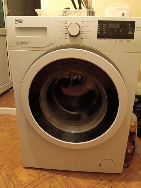 Paltaryuyan maşın Beko, 8 kq, İşlənmiş, Avtomat, Qurutmasız