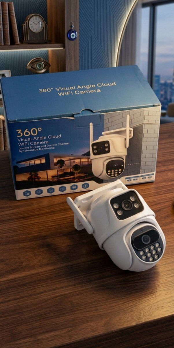 Kamera simsiz wifi kamera 4K Ultra-HD 360° — Təhlükəsizlik sistemləri, Bakı (2)